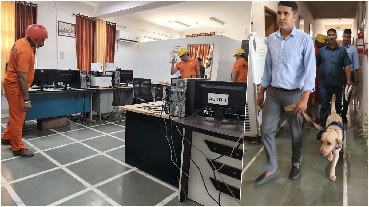 ETVBharatRJ's tweet image. Bomb Threat : जयपुर-अलवर में पासपोर्ट ऑफिस को बम से उड़ाने की धमकी, चलाया गया तलाशी अभियान 
etvbharat.com/hi/state/passp… 
#bombthreat #jaipur #passportoffice #rajasthan