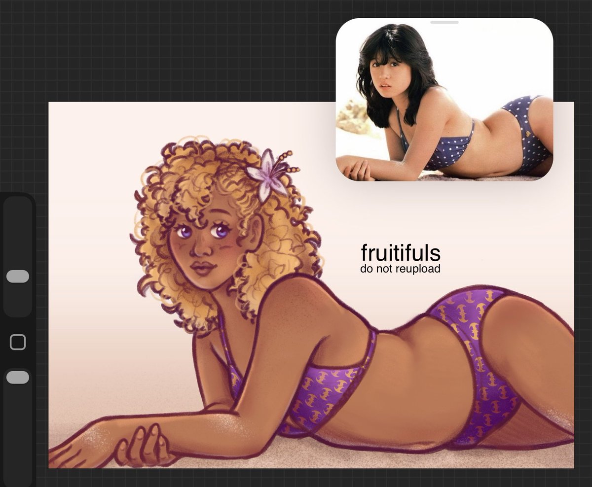 fruitifuls's tweet photo. stephanie brown bikini pic (real) https://t.co/K5WgQZrIym