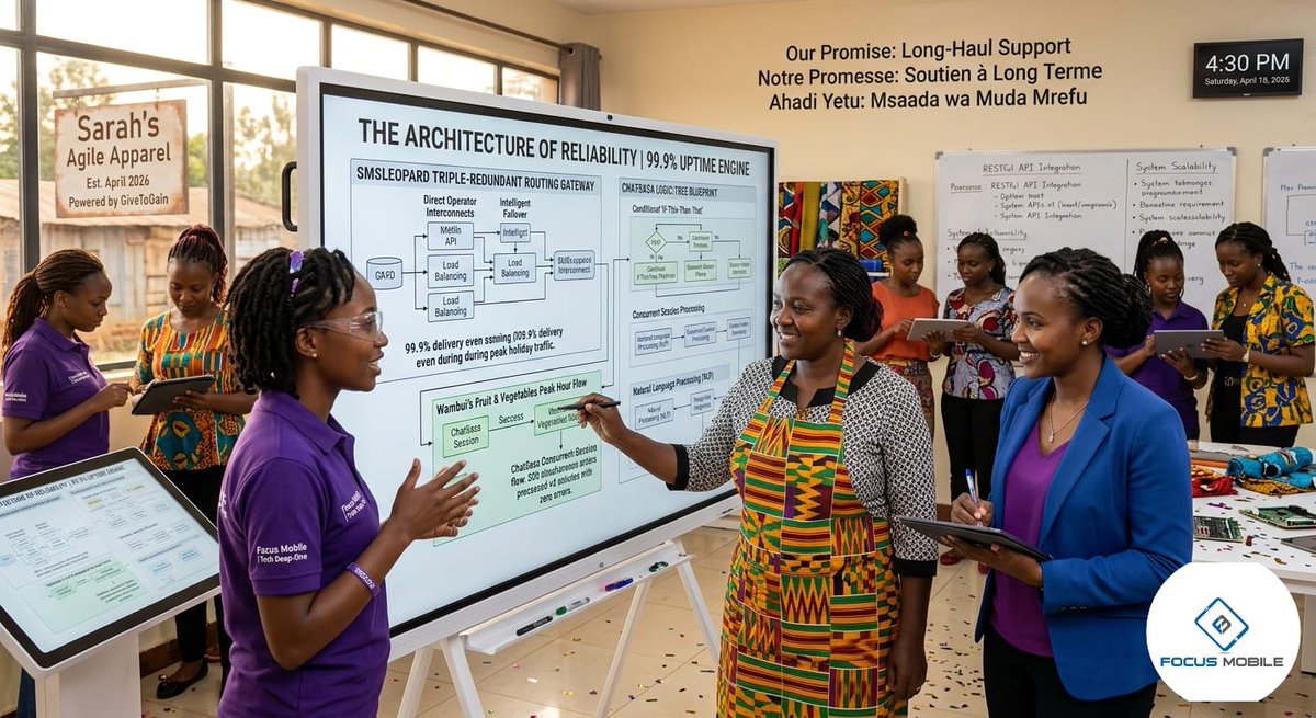 SMSLeopard's tweet image. Reliability is the first gain.
Today’s #ProductDeepDive Checklist:

✅ Triple-Redundant Routing (SMSLeopard)
✅ Conditional Logic-Tree Mapping (ChatSasa)
✅ Concurrent-Session Scaling Case Study

Engineer the gain with Focus Mobile Ltd.

#Engineering #FocusMobile #ChatSasa #SMS