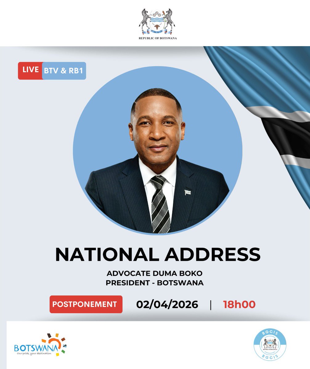 Office of the President| Republic of Botswana. tweet media