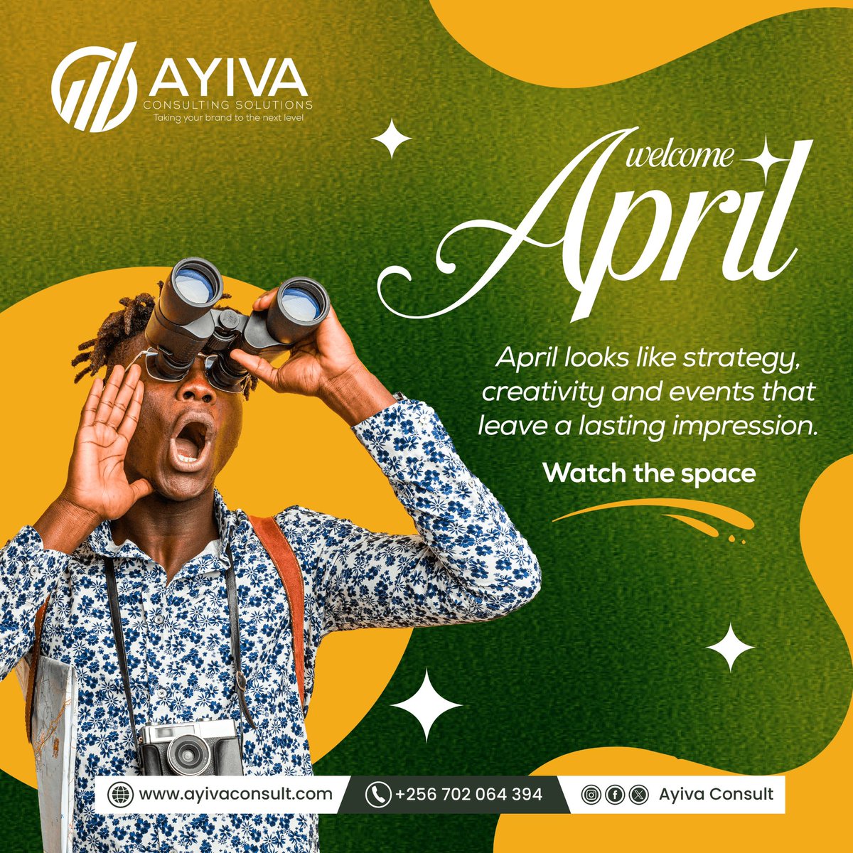 AyivaCon's tweet image. April calls for intentional strategy, refined creativity, and experiences that linger long after they happen.

We’re building brands that people remember. 

#HappyNewMonth