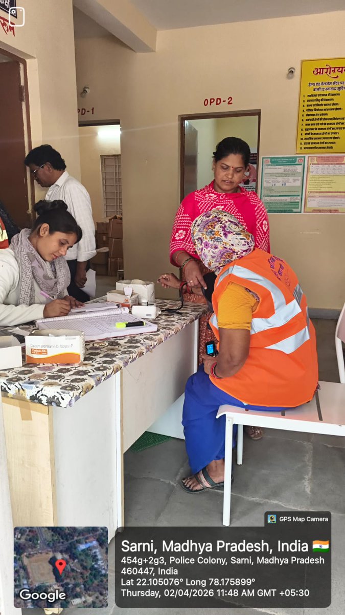 CouncilSarni's tweet photo. #स्वच्छसर्वेक्षण2025 अंतर्गत आज दिनांक को निकाय क्षेत्र के सारनी जोन स्थित संजीवनी हॉस्पिटल में सफाई मित्रों का #स्वास्थ्यपरीक्षण करवाया गया ।
#SwachhSurvekshan2025Sarni 
#SwachhSurvekshan2025MadhyaPradesh
#SafaiMitrasofSwachhMP
#स्वास्थ्यपरीक्षण 
#सफाईमित्रासुरक्षाशिविर https://t.co/mOEfryaqu7