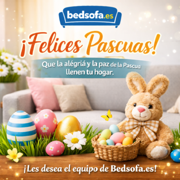 bedsofa_es's tweet image. 🐣 Pascua es tiempo de compartir… y de disfrutar del hogar.
En Bedsofa.es te acompañamos para que cada momento sea más cómodo y especial.
💛 ¡Felices Pascuas!
#HogarConEstilo #Bedsofa #Pascua #mobiliariofuncional #camasabatibles