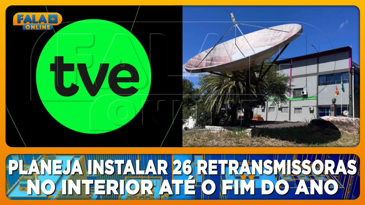 falamaisonline's tweet photo. TVE RS planeja instalar 26 retransmissoras no interior até o fim do ano.
https://t.co/gyVGEAnyQI
#TVERS #TVBrasil #Televisão #FalaMaisOnline https://t.co/FwntQRj5nF