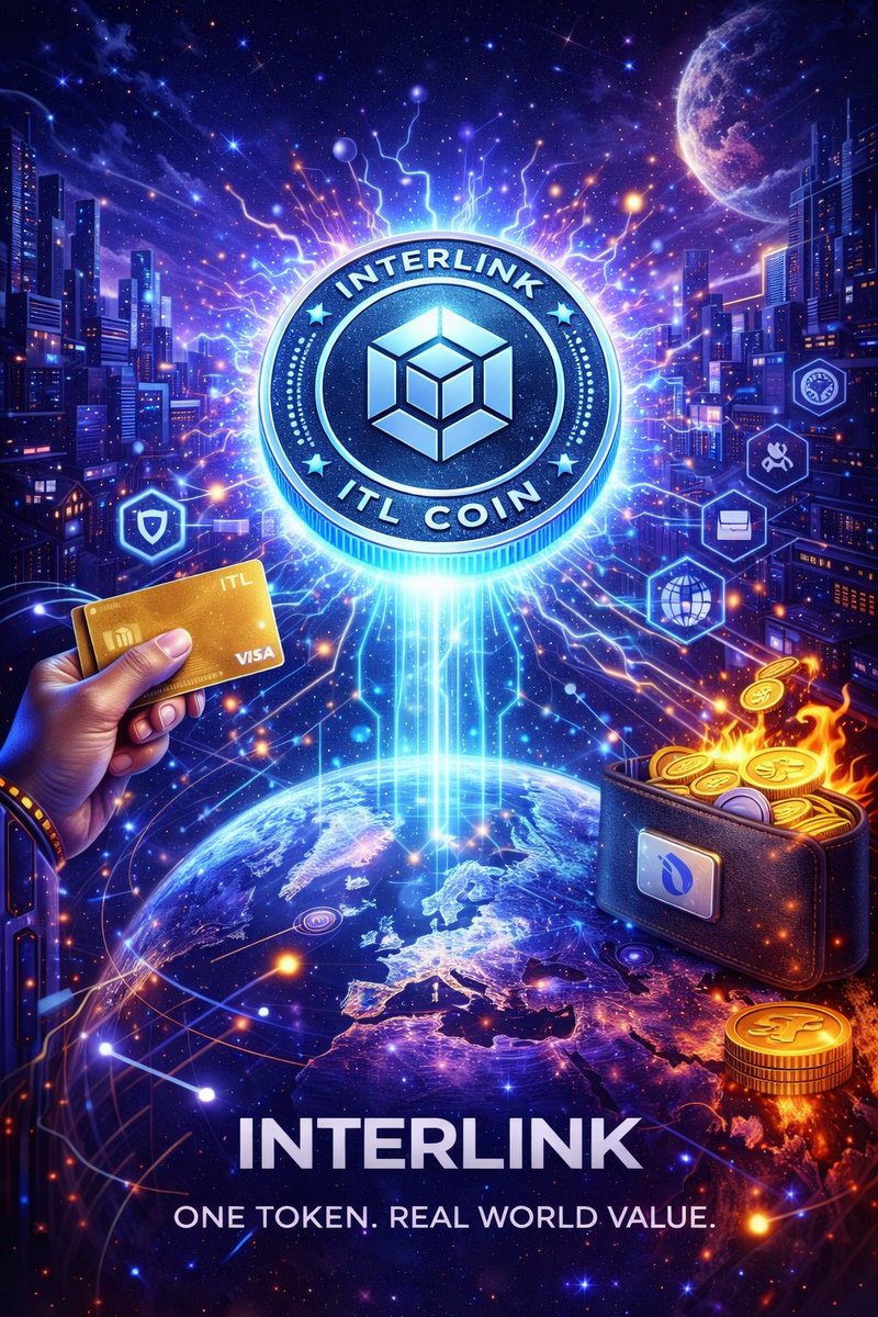 sv_lyrics's tweet photo. ⚡ One Token. Real World. Infinite Possibilities.
Welcome to the future powered by Interlink 🔗
🌍 From transactions → to real-world adoption
🚀 From vision → to reality https://t.co/cgGvqHdVv6