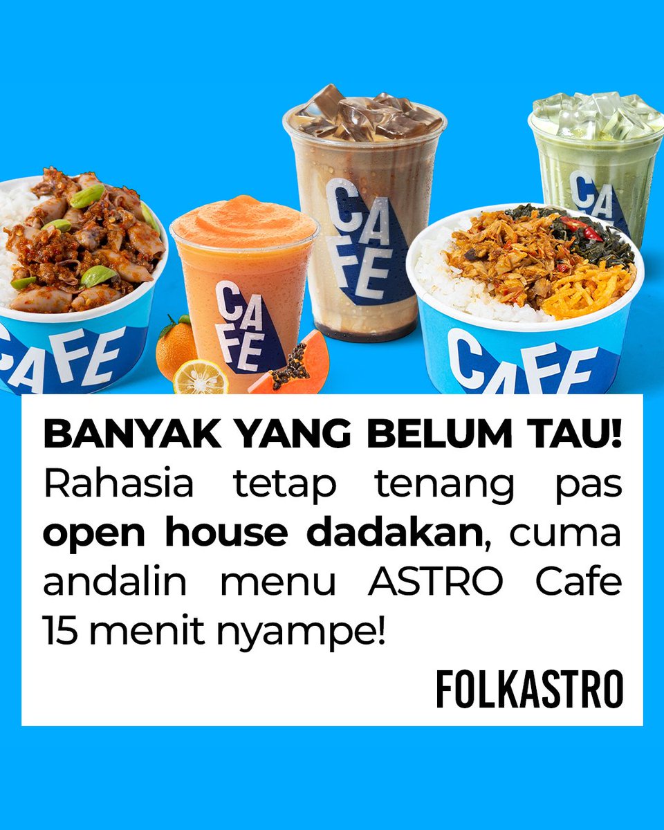 astronauts_id's tweet image. OPEN HOUSE DADAKAN? NO WORRIES. ⚡️

Buat kalian yang males ribet masak pas lagi ada open house dadakan, ASTRO Cafe bisa jadi andalan. Dengan pengiriman #15MenitSampai, tamu kalian ga perlu nunggu lama buat nikmatin hidangan yang proper😋
#belanjaonline #openhouse #delivery