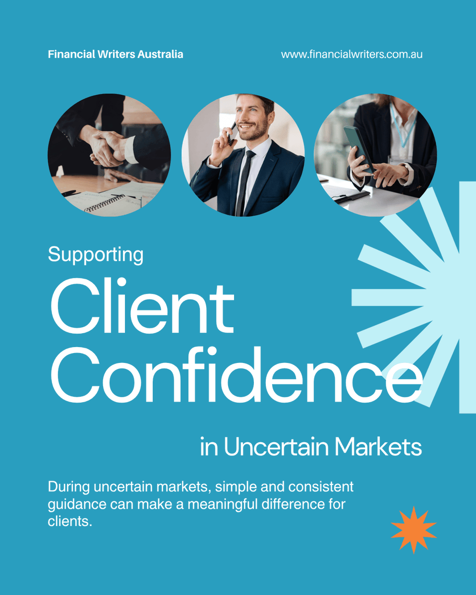 financelibrary's tweet photo. During uncertain markets, consistency matters.

Helping clients focus on what they can control, supported by clear communication, can build confidence over time. 🤝💻

🔗 Our latest blog shares ideas to reinforce: https://t.co/HHHvp0JxFH 

#ClientConfidence #FinancialPlanning https://t.co/RRWuAbieNy