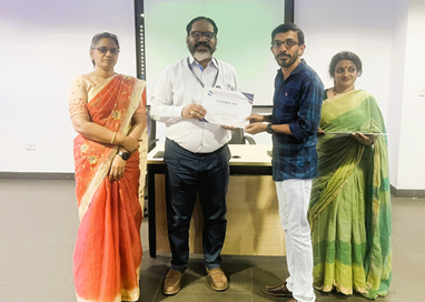 IIST_Trivandrum's tweet image. 𝐄𝐧𝐠𝐥𝐢𝐬𝐡 𝐂𝐨𝐦𝐦𝐮𝐧𝐢𝐜𝐚𝐭𝐢𝐨𝐧 𝐚𝐭 𝐖𝐨𝐫𝐤𝐩𝐥𝐚𝐜𝐞

The program on “English Communication at Workplace” was conducted on 25 March 2026 under the aegis of the Internal Quality Assurance Cell (IQAC), IIST. 

#IIST #IQAC #englishcommunication