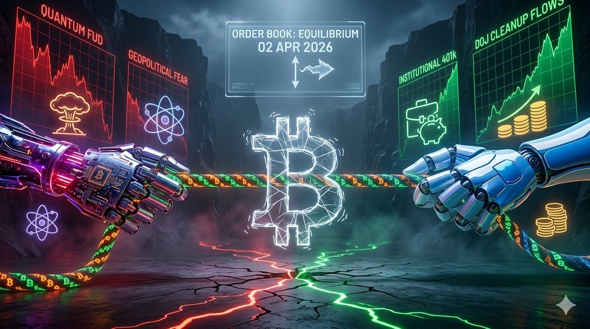 DataOnChain1's tweet photo. @PabloAntonioBG Don’t let the 'buy the dip' noise blind you. 🛑
​The overnight flush was deep, but the lack of an immediate V-recovery suggests the bulls are exhausted. We’re likely entering a distribution range between $64k and $68k while the market digests the DOJ cleanup and the Quantum FUD.
​Volume is drying up. This isn't a launchpad yet; it's a waiting room. I'm leaning towards more downside or a choppy sideways range until the 401(k) inflows prove they can hold the line. 🦀📉
​Patience is the only alpha right now. @Roman_Trading @CryptoJelleNL #Bitcoin #BTC #Trading #NFA