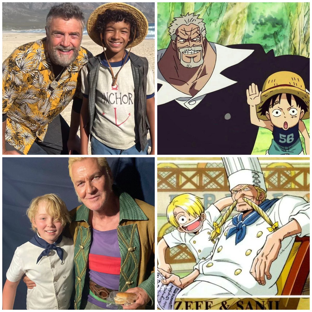 onepiecei5drug's tweet photo. Live action                            Anime https://t.co/J52azobNIg