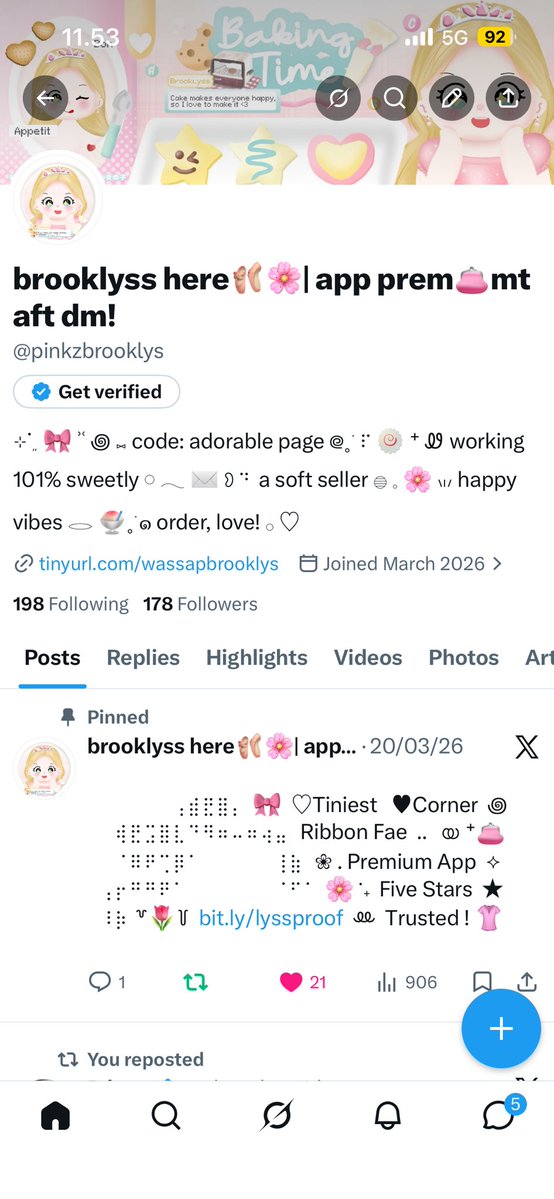 brooklyss🎀🍒🌷 | backup 🩰 tweet media