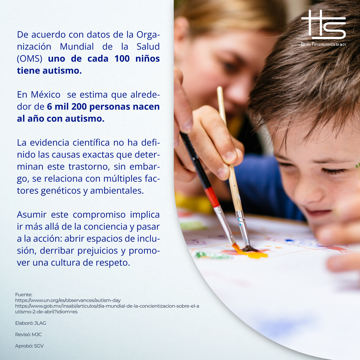 EstudiosHs's tweet photo. Hoy, 2 de abril, conmemoramos el #DíaMundialDelAutismo, una fecha dedicada a visibilizar el Trastorno del Espectro Autista y promover la inclusión, el respeto y la atención integral de todas las personas que lo viven.
 #Concientización #Inclusión https://t.co/hyfeftgma8