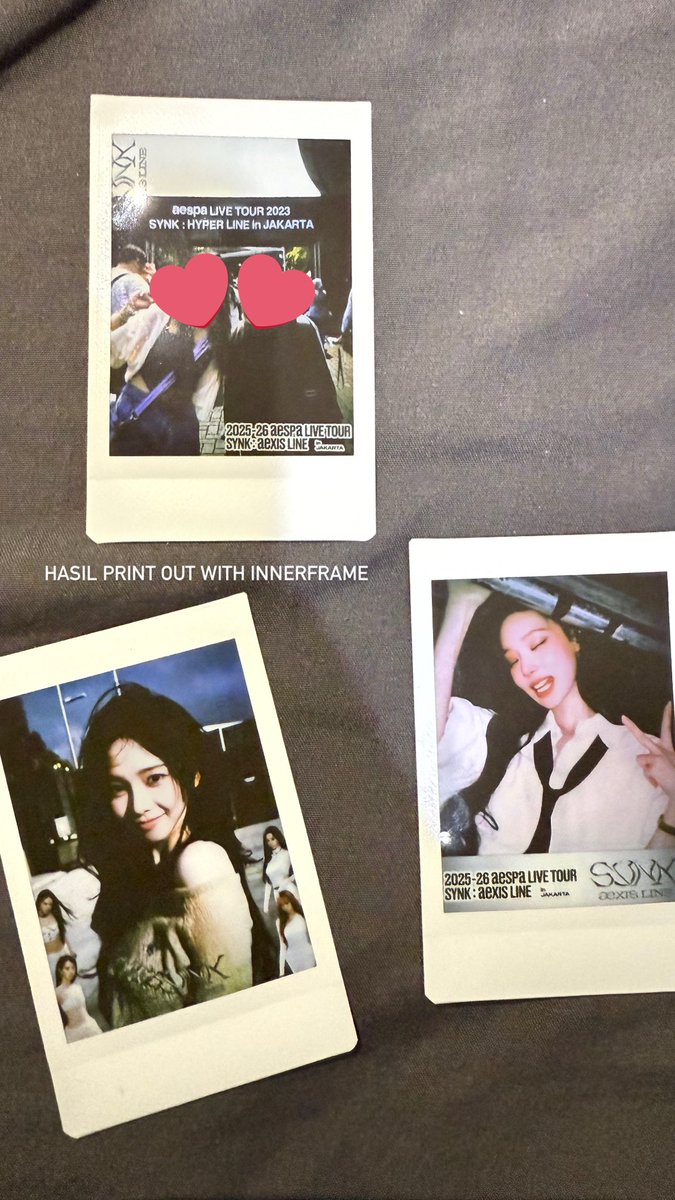 supitooong's tweet photo. OPEN JASA FOTO POLAROID
2026 AESPA LIVE TOUR SYNK : AEXIS LINE IN JAKARTA

Yuk abadikan momen konsermu dengan foto polaroid✨

✅Ada 2 pilihan frame
✅Free innerframe
✅Start from 18k
✅Bisa cetak foto dari HP
✅Dapat Softfile foto

t. wts jasa foto polaroid konser aespa jakarta https://t.co/lMUZqM8073