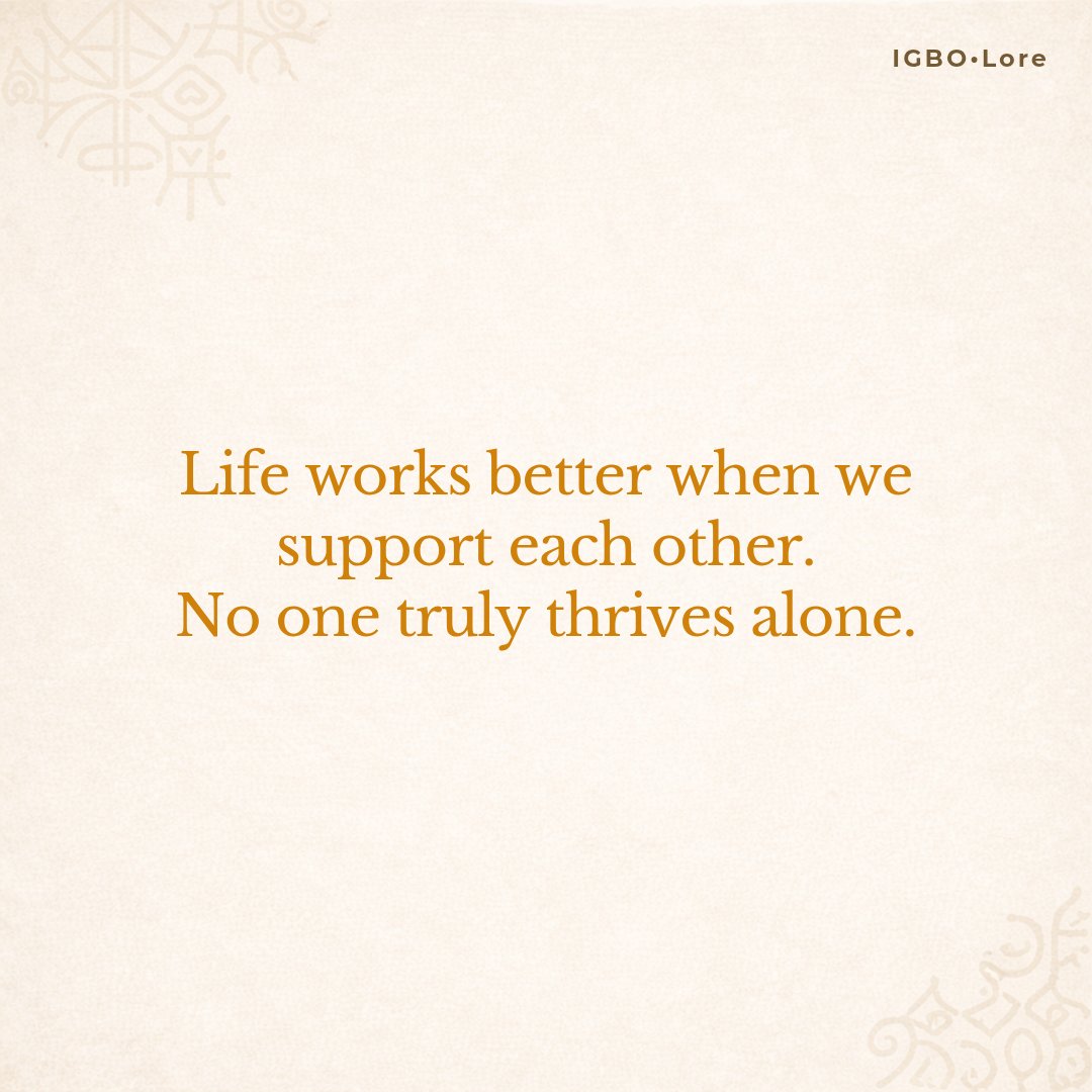 IgboLore's tweet photo. We rise by helping each other.

#IgboLore #iluigbo #igboproverb #africanproverbs #igbolanguage https://t.co/5IVHzhk5jt
