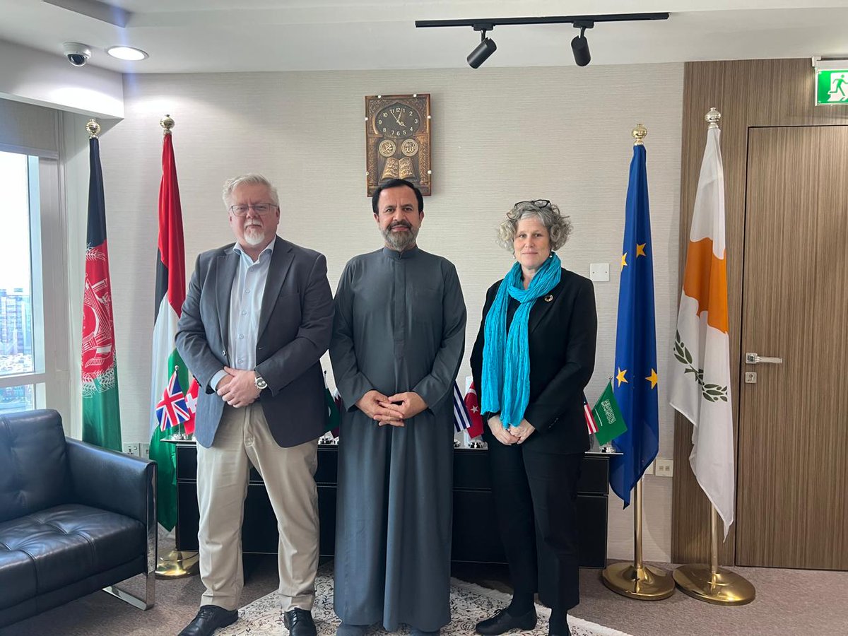 ABCDXB2005's tweet photo. Yesterday, the Chairman held a productive meeting on Afghanistan’s business sector with Magnus Forsberg, Advisor to the EU Special Envoy and Kajsa Johansson, Secretary General of the Solidarity Committee, he emphasized the European support for the Afghan's in current situation. https://t.co/GEpMuNQDCW