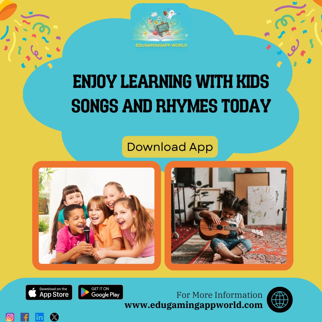 LinSnowTV1's tweet image. 🎵 Learning made FUN for kids!

Download Edugamingappworld for songs, rhymes &amp;amp; interactive learning 📚✨

📲 Google Play: play.google.com/store/apps/det…
🍎 App Store: apps.apple.com/app/kids-eduga…

🌐 edugamingappworld.com

#Edugamingappworld #KidsLearning #EdTech #LearningApp #FunLearning