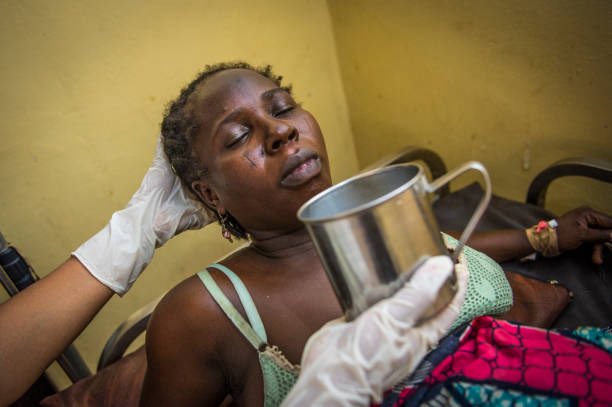 A 26-year-old G1P0 is celebrating the birth of her healthy baby boy. 🏥

Two hours later, she tells the nurse the room is "getting dark."

By the time the doctor arrives, she is completely blind in both eyes. 

Her pupils still react to light, and her fundoscopic exam is normal.