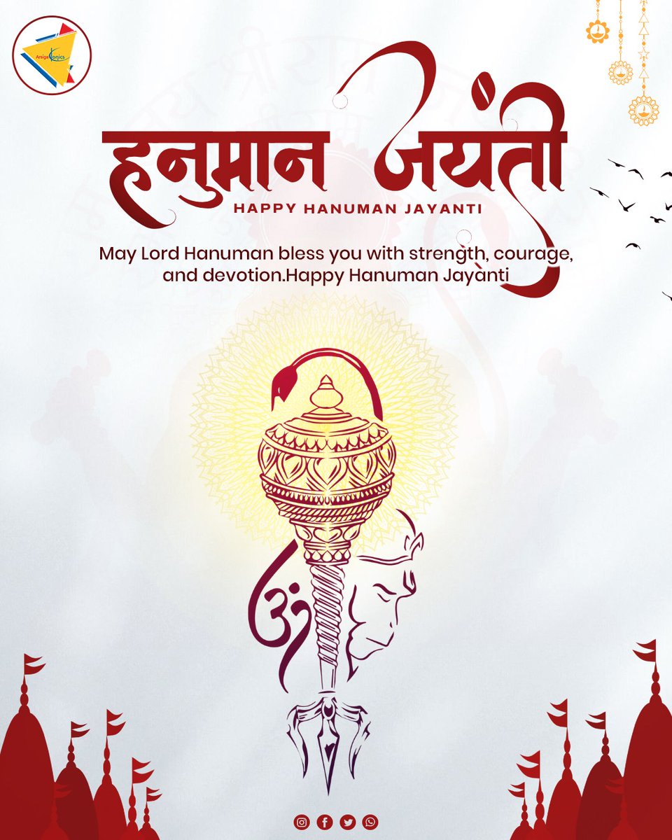 ArsigaKonics's tweet photo. May this Hanuman Jayanti bring strength, positivity, and clarity in all that you do. 🙏✨
#HanumanJayanti #Strength #Positivity #Faith #Arsigakonics #AKPL #Culture https://t.co/krIM8RL8Qt