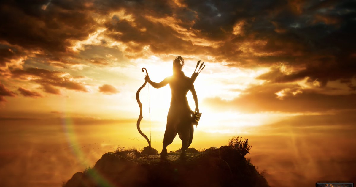 Nilzrav's tweet photo. FAVORITE SHOTS🔥❤️
The detailing, sharpness &amp; design.

#RAMAYANA🏹💥 https://t.co/2VV5aPEKWS