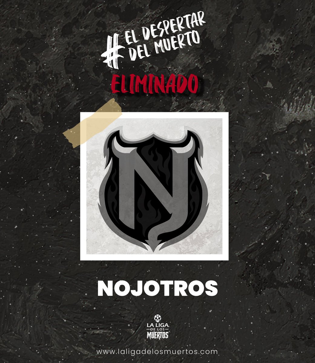 LaLigaDeMuertos's tweet photo. Tenemos el primer eliminado del #DespertardelMuerto 💀

No hubo manera de salvarlos 

@NojotrosFC 🪦 https://t.co/iHYqAlVIJz