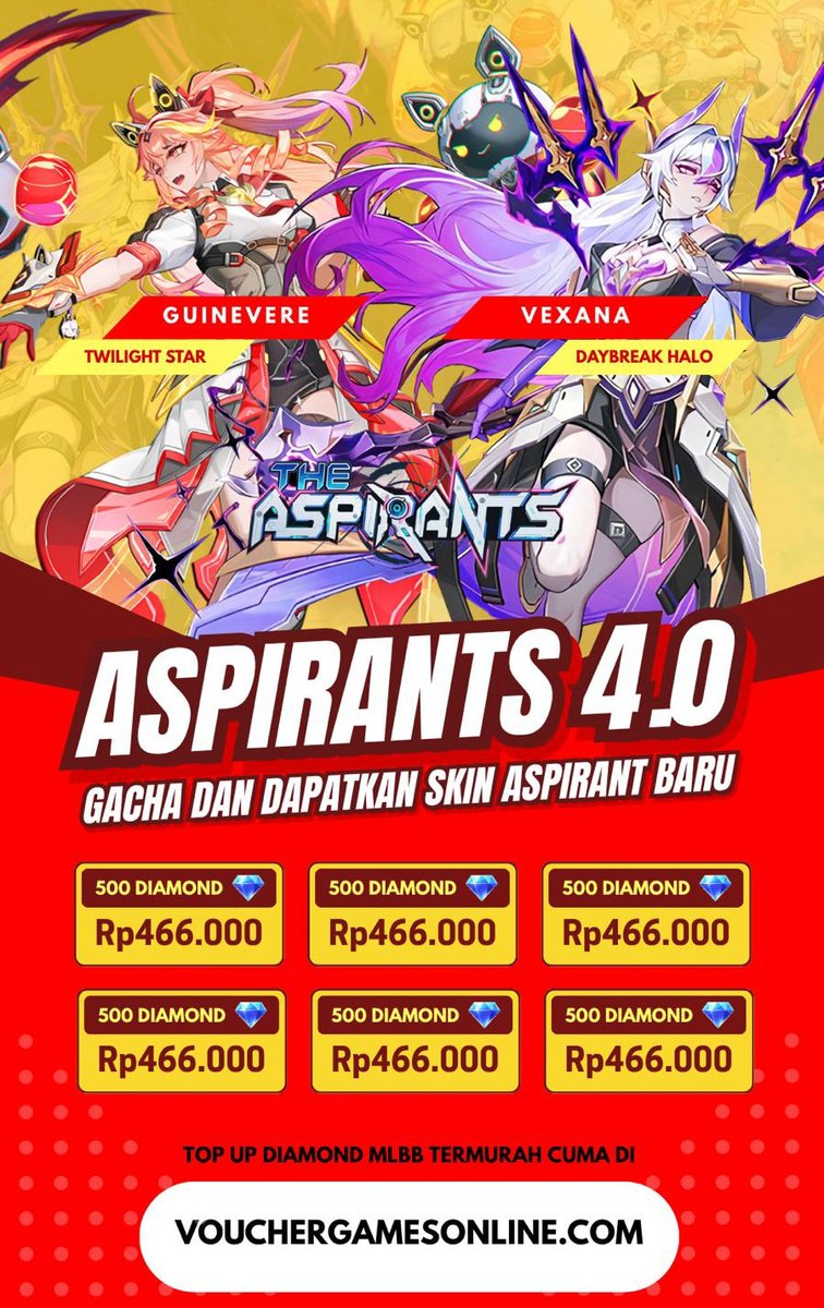 pulsaondotcom's tweet photo. Saatnya ganti skin
#topup #mobilelegends #ppob #tokenlistrik https://t.co/qoLmFTABXu