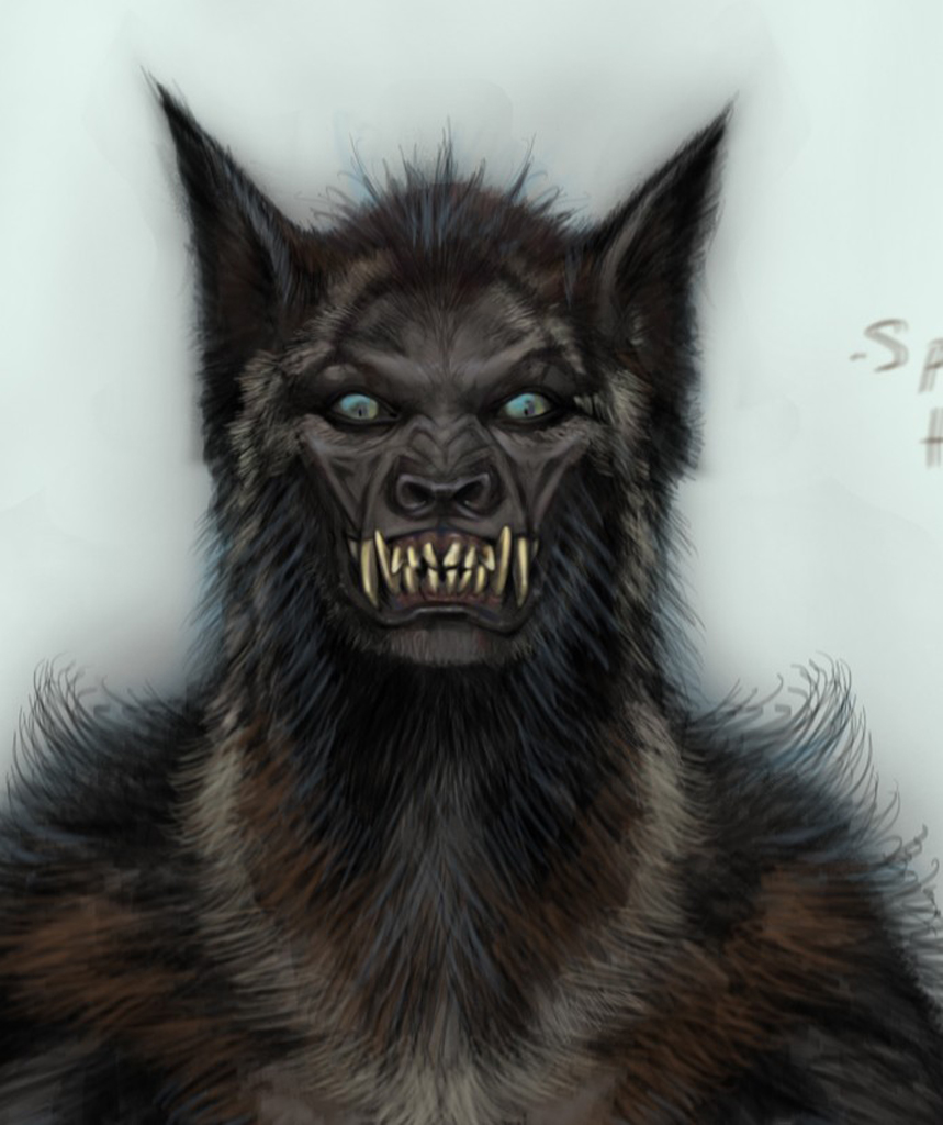 UESP_net's tweet photo. Pictured: Concept art of werewolves made for Skyrim, showing there was once a plan for a male and female variant. https://t.co/pOGRnsVTBI