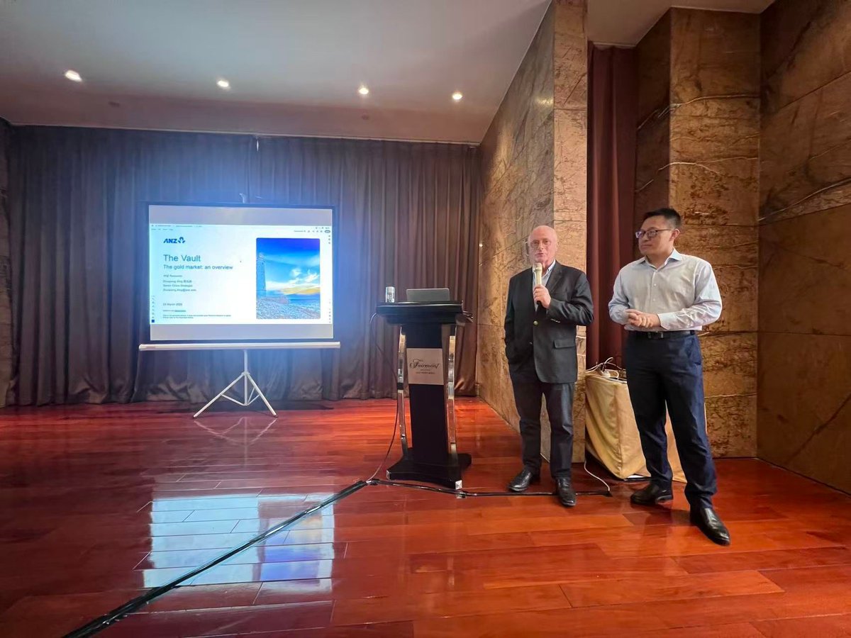 CAMALTD's tweet photo. 🌐 GMAC is a great platform connecting Chinese and international #mining companies. ⛏️

CAMAL enjoyed this week’s session in #Beijing on #gold’s rise past $5,000/oz, with insights from ANZ Bank on global supply, demand, and market trends. 📈
#mining #market #gmac #industry https://t.co/5fuFmHMyz5