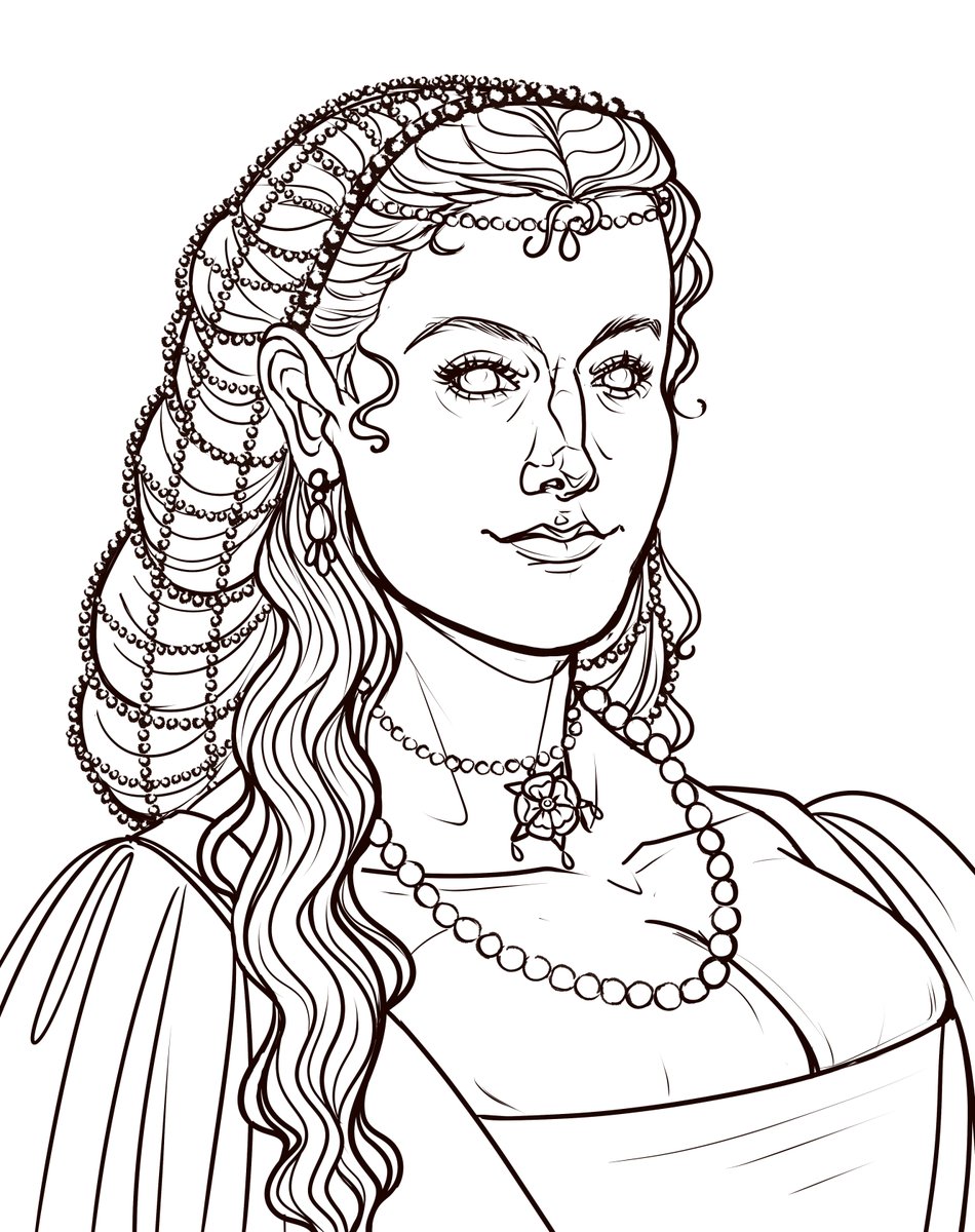 Chiarart13's tweet photo. Margaery Tyrell lineart for @_nopal624💙
#margaerytyrell #housetyrell #FireandBlood #asoiaf #asongoficeandfire #commissionsopen #fanart #fashion #italianrenaissance #valyrianscrolls #sketch #wip https://t.co/jb9dnoftZq