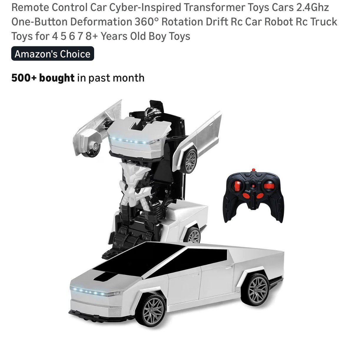 MattWallace888's tweet photo. Since this post is so popular, I am also going to send out a few of these super cool remote control transformer Cybertrucks ￼😅

100% serious about this. no catch! Am asking people who receive them to send pictures and will post the proof with @ tags.

(US only, limited supply) https://t.co/UsSHZ1favQ