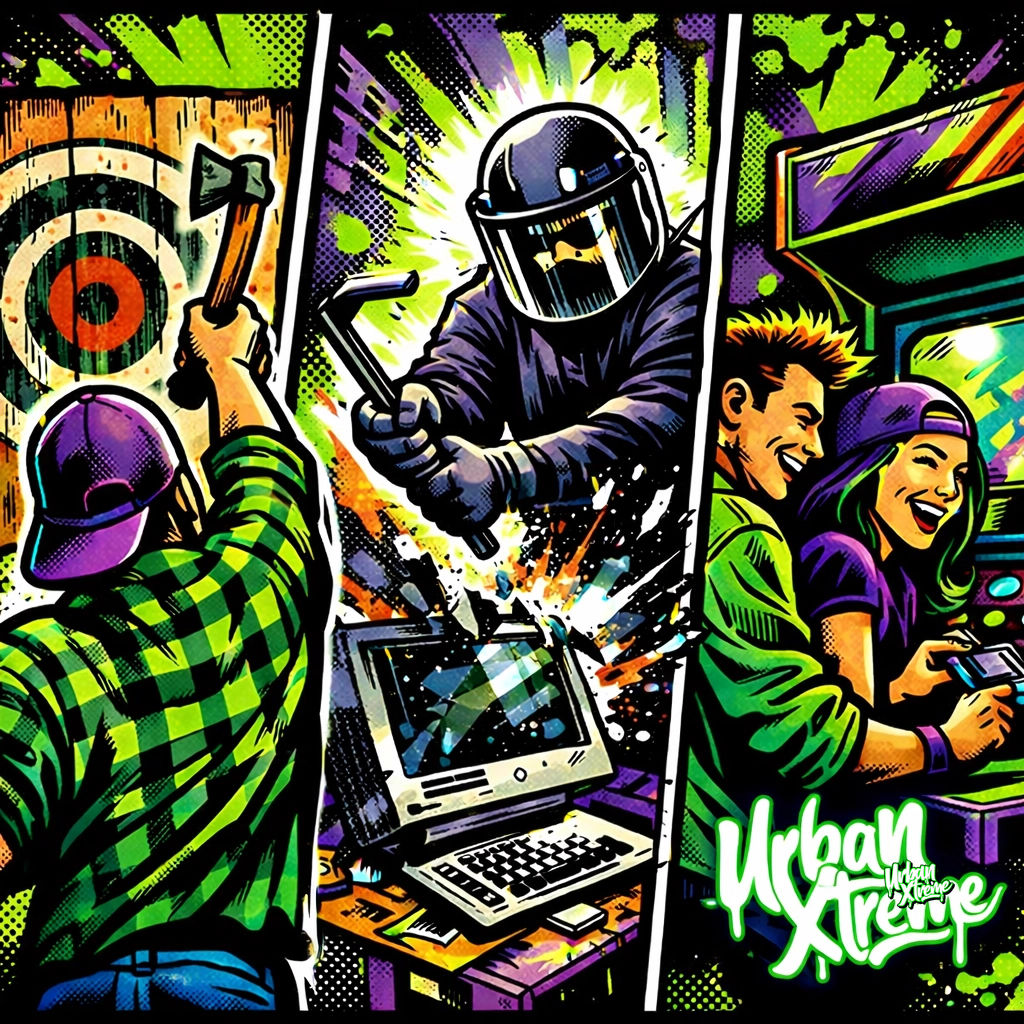 Ready for the ultimate trio this Easter? 🪓💥🕹️

Get the Urban Xperience for £25pp! Includes 40m Axe Throwing, 20m Rage Room &amp; 60m Retro Gaming.

Tue-Fri in Colchester: ideal for families &amp; friends!

Book: urbanxtreme.co.uk/book-multi-act…