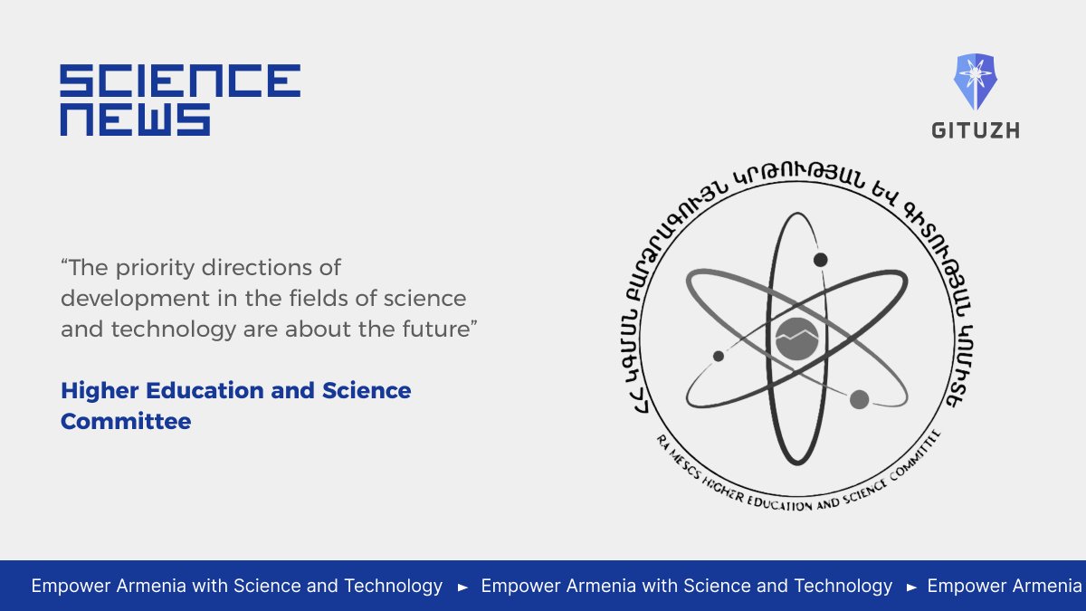 gituzh's tweet photo. The Chairman of the Higher Education and Science Committee Sargis Hayotsyan, discussed Armenia’s newly approved Strategic Program for the Development of Science 2026–2030 in a recent Infocom interview.
🔗Read the full article here: https://t.co/EozanOe6DD
@HESC_Armenia https://t.co/vEg3t5pDJJ