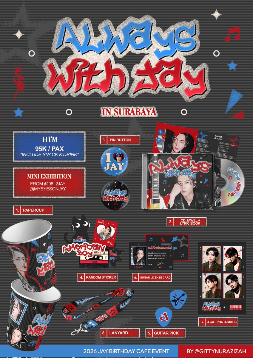 LUCKY 누나 ☘️🐈‍⬛🐧📌 JAY CAFE EVENT tweet media