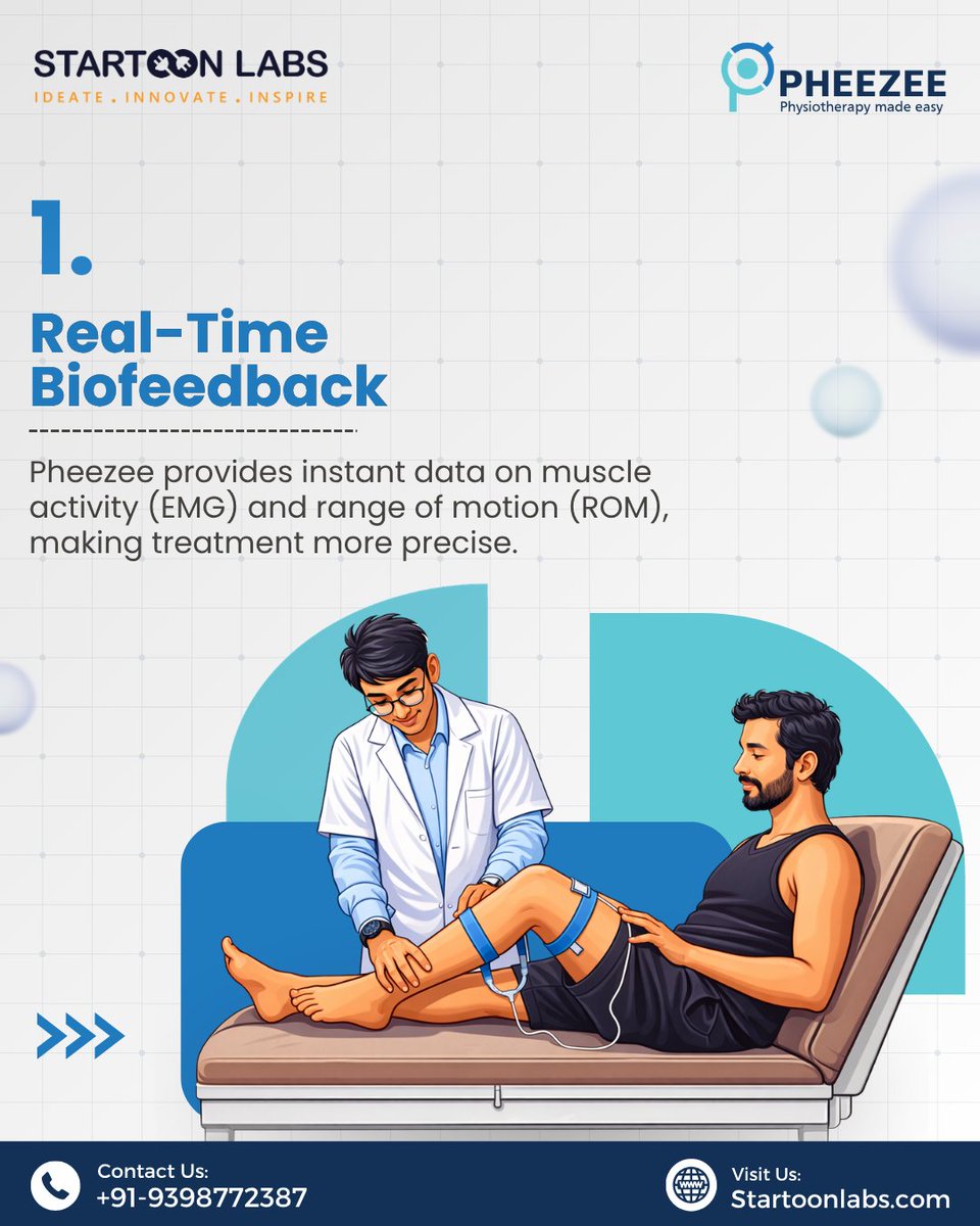 startoonlabs's tweet photo. Stop guessing, start recovering. 

Pheezee turns your recovery into data you can actually use. No more "vibes only"—track your real-time progress and get back to your grind faster. ️

#Pheezee #SmartRecovery #PhysioTech #RecoveryGoals #Physiotherapy https://t.co/K7WRTNFubz