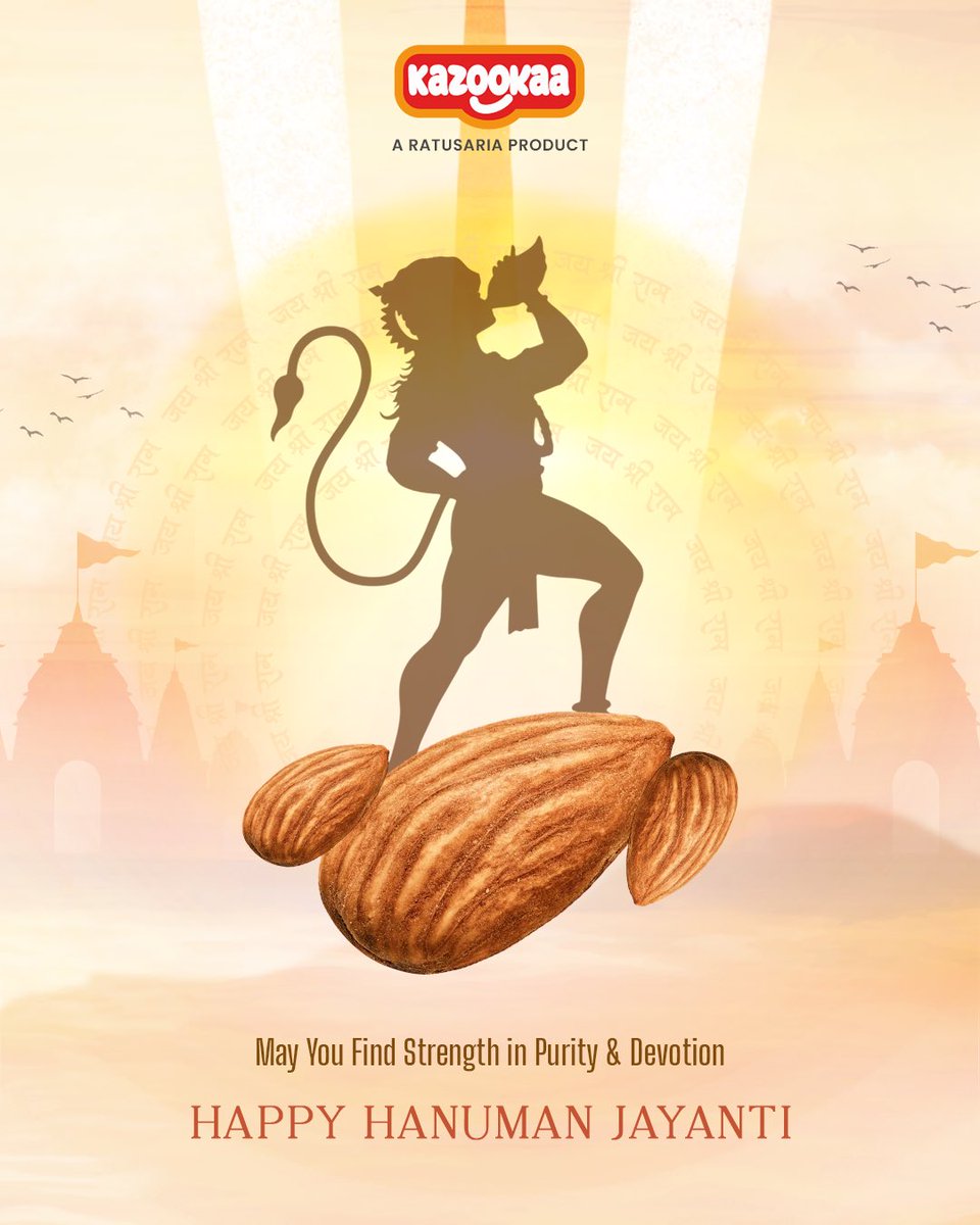 kazookaa's tweet photo. Celebrating the divine who taught us that strength lies in true devotion. Shubh Hanuman Jayanti! https://t.co/vr7oR1UMPz
