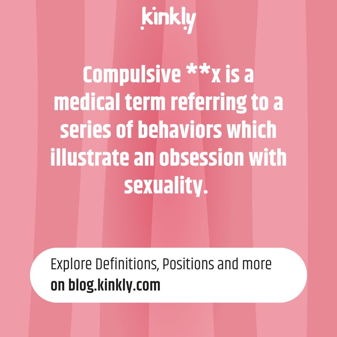 kinkly's tweet photo. Not all spicy topics are just fun and games. Some are about understanding ourselves better. 🧠

This week’s term: Compulsive Sex

It describes when someone feels overwhelmed by constant urges or thoughts about intimacy and struggles to control related behaviors. When it starts affecting relationships, work, or wellbeing, it may signal something deeper that deserves attention and support.

Like many things connected to desire and relationships, balance and self-awareness matter.

Let’s talk about it:
🧠 Mental health conversations around intimacy are important
💬 Not discussed enough

Curious about more spicy terms and relationship insights? Explore more in our Dictionary here: https://t.co/xOsMC9lJ1C