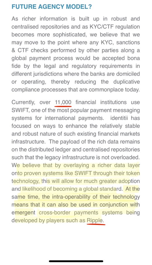 Steph_iscrypto's tweet photo. CRAZY: RIPPLE JUST OVERTOOK SWIFT’S 11,000 BANK NETWORK, NOW 13,000+ CONNECTED.

MEGA BULLISH! https://t.co/besUFMTeIX