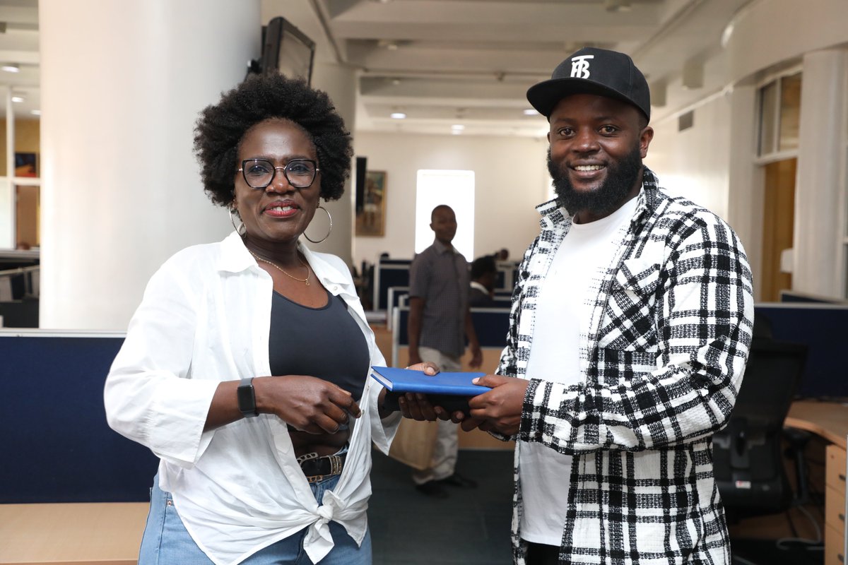 NationMediaGrp's tweet image. Yesterday was all about good vibes and great music as the team showed up and showed out ahead of the long Easter weekend! The drip was pure Gen Z, and our music choreographers definitely understood the assignment!

 #OfficeFun #PositivelyInfluencingSociety