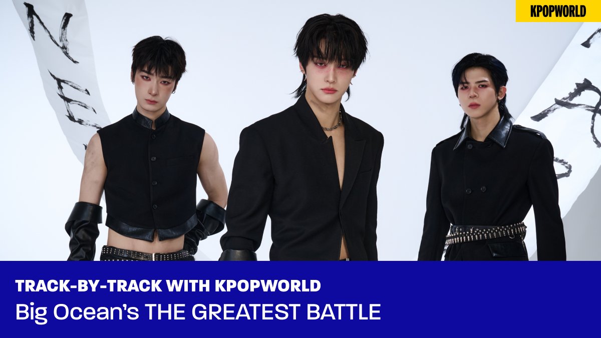 KPOPWORLD's tweet photo. Big Ocean have never made music about easy wins. THE GREATEST BATTLE isn't about to change that.

Their third mini album, available now, opens with "Alive" – a declaration of presence. "One Man Army" draws on the legend of Admiral Yi Sun-sin to frame isolation as resolve. "Back" reclaims identity after betrayal, while "Cold Moon" turns to the aftermath of a fight you didn't know you were winning.

We caught up with Jiseok, PJ and Chanyeon for their personal track-by-track commentary – head to the website to read the full feature and experience THE GREATEST BATTLE as the artist intended.

Read here: https://t.co/3RtoEcFbtX
@Big_O_cean