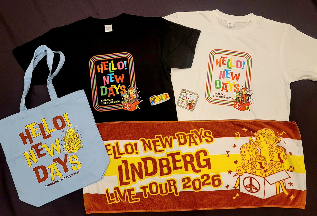 LINDBERG コンサートグッズセット LINDBERG LIVE TOUR 2026 「Hello！New Days」 ツアーグッズ✨ 各会場
