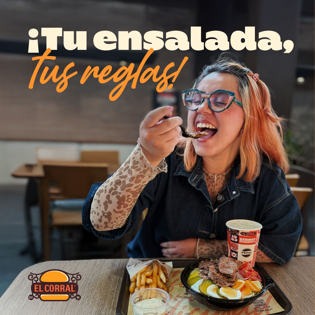 ElCorral_'s tweet image. ¡Arma tu ensalada, como tú quieras! Eligela como más te guste y disfruta de una combinación única.

Haz tu pedido a través de la página web o al 3336222122.

#ElCorral #Ensaladas #LaRecetaOriginal