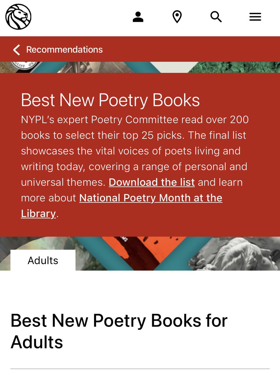 adedayoagarau's tweet photo. I am incredibly proud to announce that The Years of Blood has been selected by the New York Public Library as one of the 25 Best New Poetry Books of 2026.
The NYPL’s Poetry Committee read over 200 books to make this list. 🎉🕺 https://t.co/wIhJtJV3ya