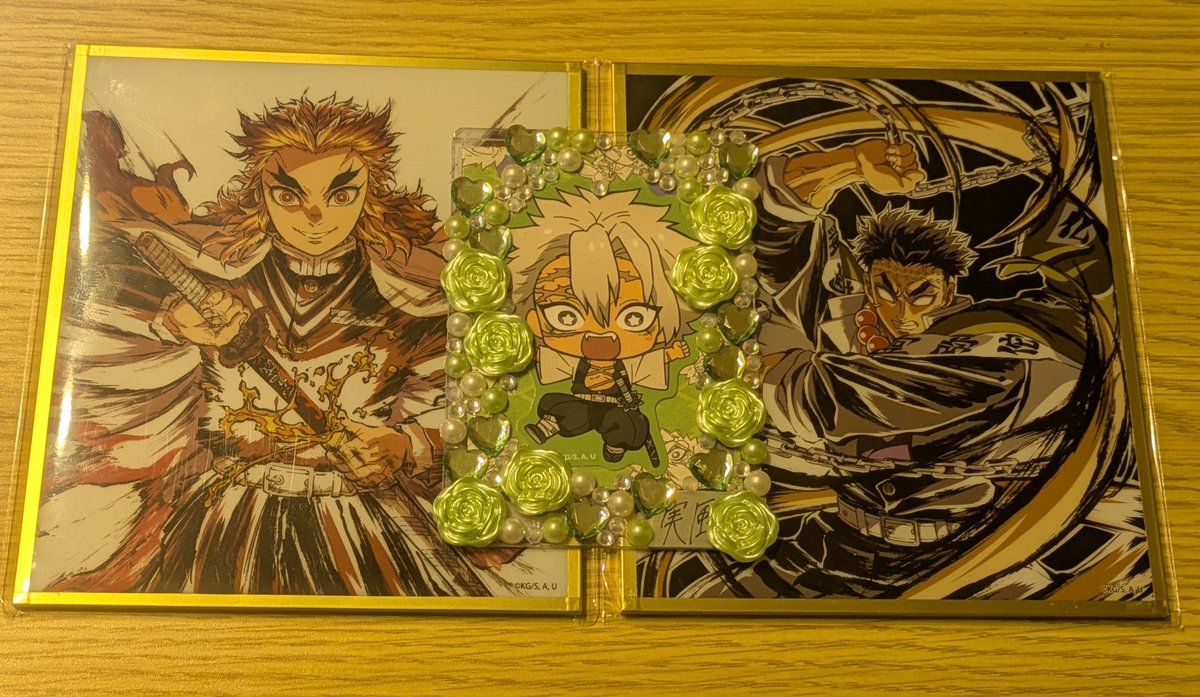 sane_ohagi_kaze's tweet photo. 【交換/譲渡】鬼滅の刃 ufotable WEBSHOPくじ アクリル色紙 無限城編 イラストギャラリー くじ 色紙

譲）煉獄杏寿郎 悲鳴嶼行冥
求）不死川実弥（どの種類でも可）
　　各700円＋送料

煉獄さんの譲渡は2点まとめて
行冥さん単体譲渡可

異種の実弥でも可能です

お声がけお待ちしております🙇 https://t.co/zBCeS8EoaH
