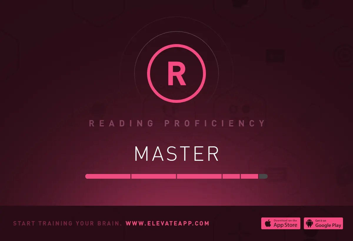 angielau's tweet photo. My skill level on @ElevateApp in Reading is now Master. Download the app for free: https://t.co/libcl4CB6m https://t.co/gbxQWVq6Et