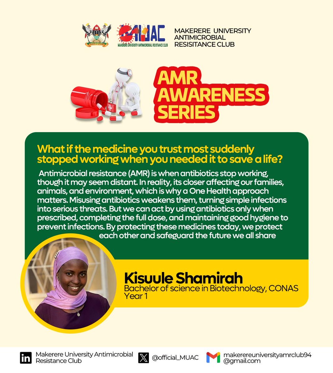 Makerere University AMR Club tweet media