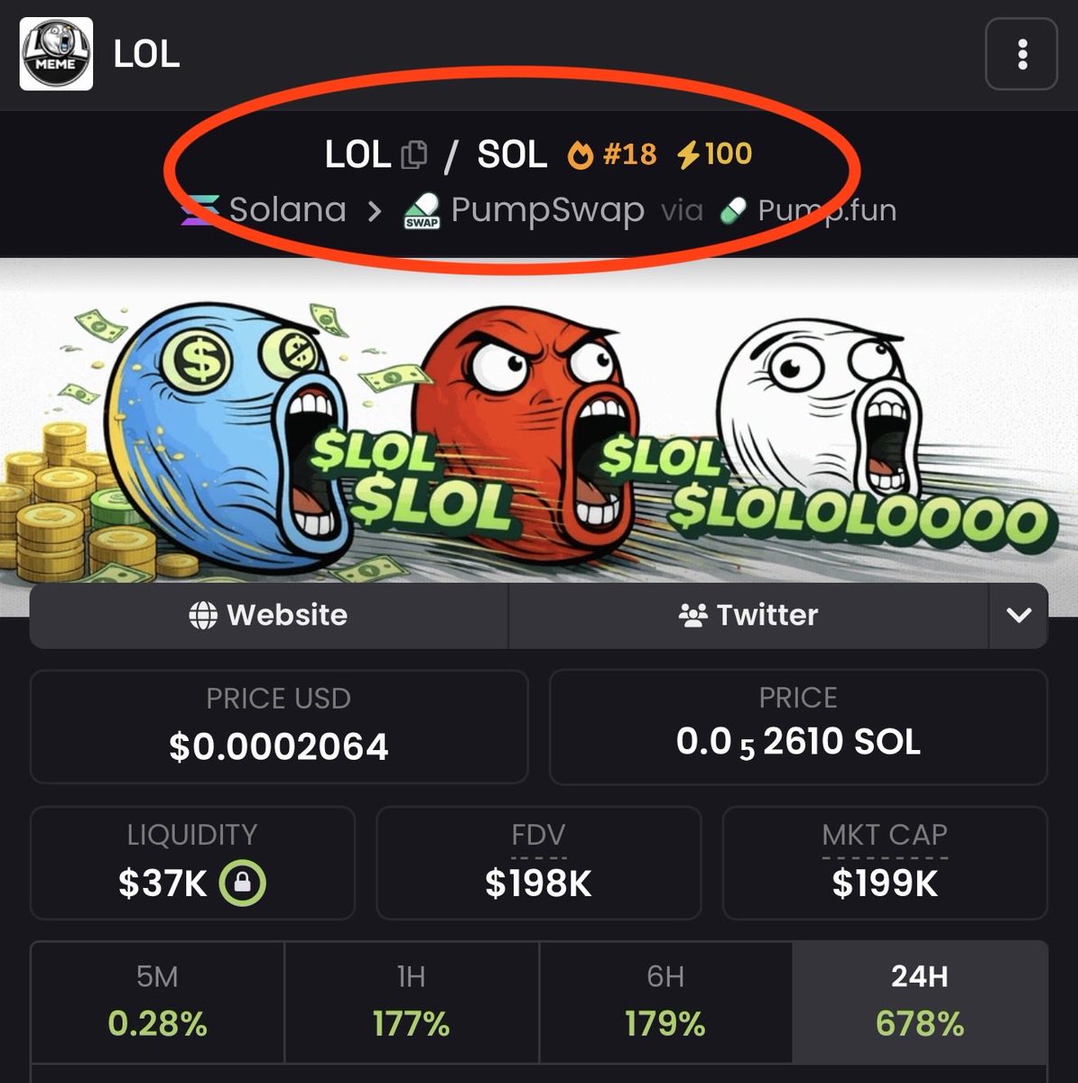 lollol_meme's tweet photo. Dexscreener trending.

100 boosts 24 hours

Community is waking up.

We just LOL.

HPz2yY3ZVkGDRc4XpSX5x1PYTCC6vr4rZBgd3TFqpump

$LOL #Lolmeme https://t.co/uaLQzJX0gR