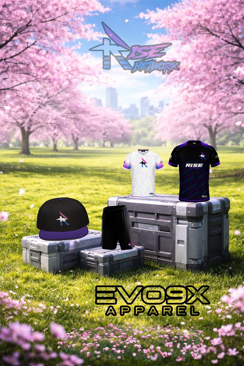 r1se_network's tweet photo. Spring's Meta Just Dropped👀 
It's Lookin' HEAT 🔥
 Cop Some R1SE Merch
 To Keep Your Fit Complete ‼️

Thank You @evo9x https://t.co/FVhfKuH23X