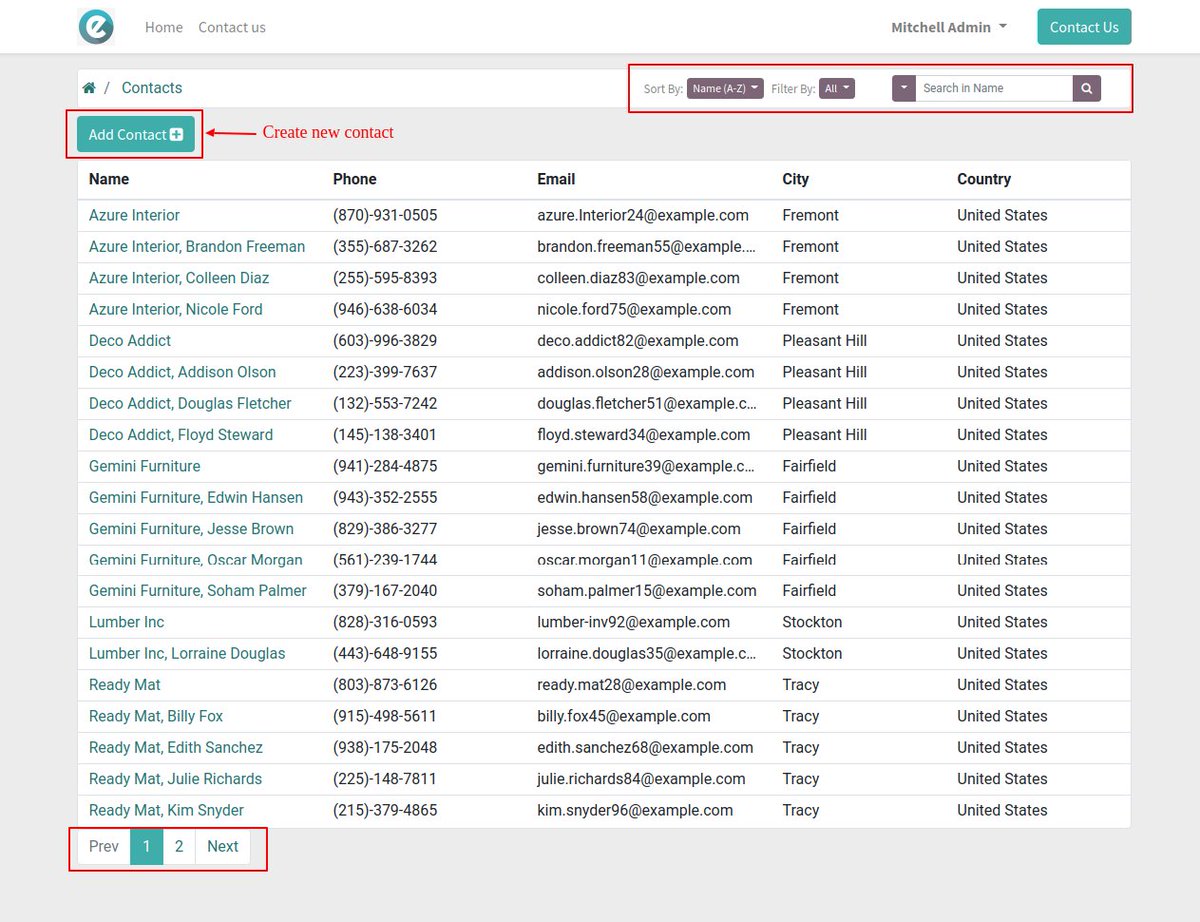 EquickERP's tweet photo. 🚀 Manage website contacts like a pro in Odoo

✔️ View, create &amp; update contacts
✔️ Smart search &amp; filters
✔️ Manage addresses &amp; child contacts
Boost user experience &amp; data accuracy

https://t.co/tbC6ODuPAj

#Odoo #ERP #business #OdooApps #odoo19 #contact #website #sale #portal https://t.co/SOcd3EJmsA