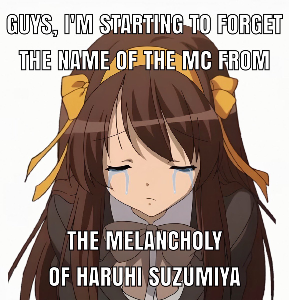 Haruhi Suzumiya tweet media