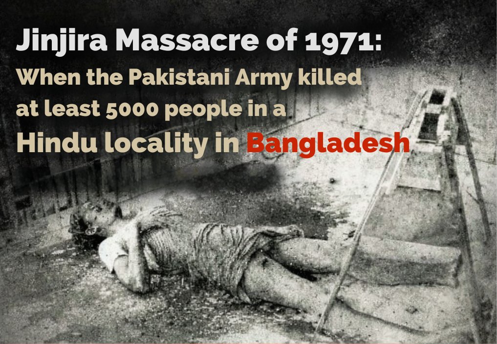 Jinjira Massacre, 1971 thousands killed, families destroyed, and a tragedy that should never be forgotten.
In every war, the biggest victims are always innocent people. Jinjira 1971 is a reminder of how brutal conflicts can become
#JinjiraMassacre #PakAtrocities #1971Genocide