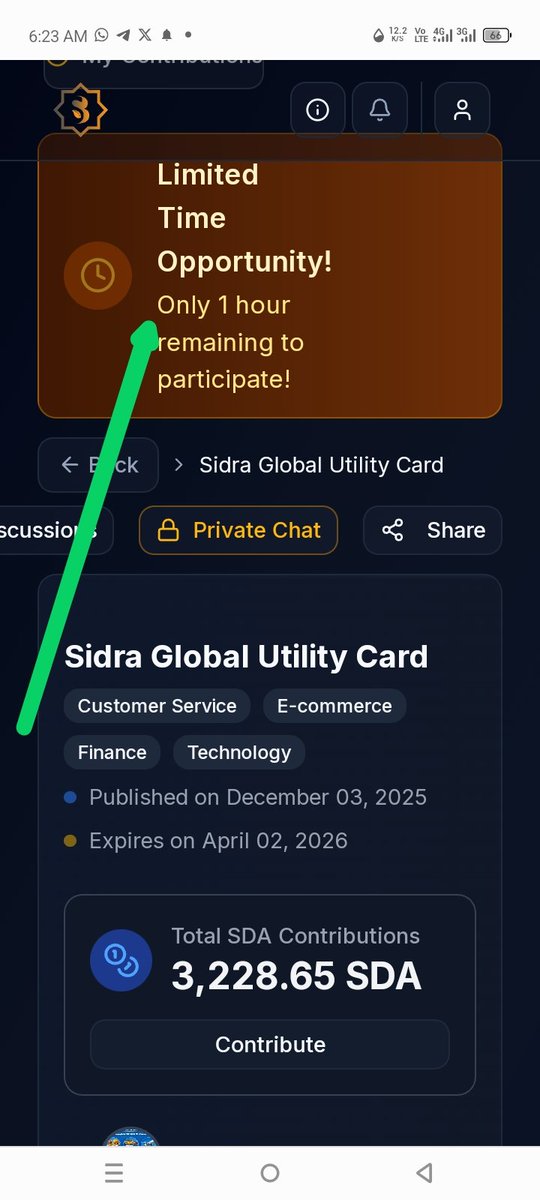 Sidra Global Utility Card tweet media